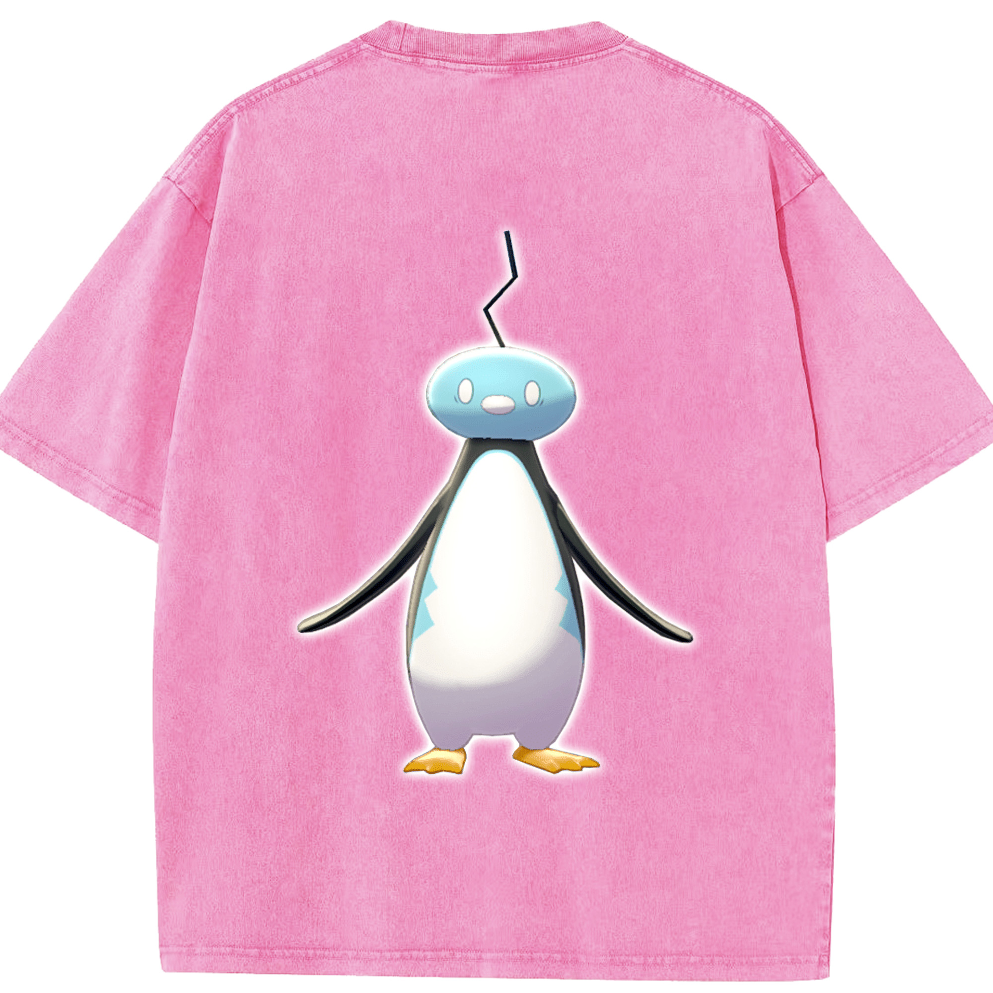 ポケットモンスター Pokémon 綿100% ヴィンテージ風 半袖Tシャツ（背面プリント）